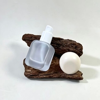 Flacon vide en verre pour fond de teint liquide, emballage cosmétique, flacon portable pour maquillage, pour usage en salon