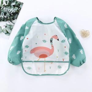Bavettes à Manches Longues Légères et Imperméables Réutilisables pour Bébés et Tout-Petits 0-3 Ans, Bavettes Lavables - Product Image 6
