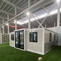 Maison préfabriquée mobile légère standard Maisons extensibles de conteneur de construction rapide pour la chambre à coucher