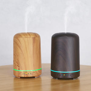 Diffuseur d'arômes à grain de bois USB 0,5 L avec humidificateur, veilleuse et minuterie pour la maison et la chambre - Product Image 5