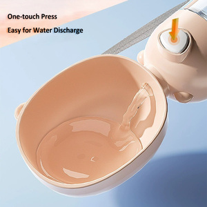 Botella de agua para perros, resistente a altas temperaturas, dispensador de agua de viaje para mascotas de 550ML con Cordón portátil para caminar y caminar - Product Image 2