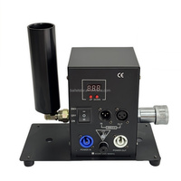 Machine à fumée à effet de scène CO2 avec contrôle DMX 100W, écran LCD, canon, avec tuyau de gaz de 5m, machine à fumée électrique