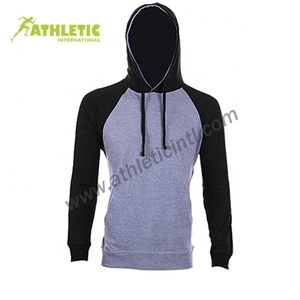 Vente en gros de sweats à capuche unis en coton vierge personnalisé de haute qualité pour hommes vêtements de sport d'hiver décontracté deux couleurs pulls à capuche pour hommes - Product Image 3