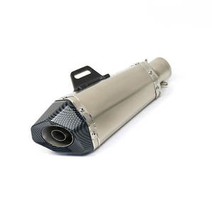 Tuyau d'échappement incliné en acier inoxydable haute performance 38-51 mm, ajustement universel pour les motos Z400 MT07 R3 PCX160 B10 - Product Image 2