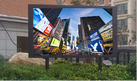 Affichage numérique géant imperméable pour l'extérieur, panneau d'affichage publicitaire, mur vidéo, écran LED ultra fin, couleur pleine, SDK OEM