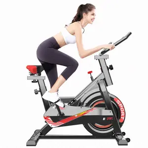 Bicicleta giratoria de resistencia magnética con Logo personalizado para interior, Cardio, ejercicio, Fitness, ciclismo, 6KG