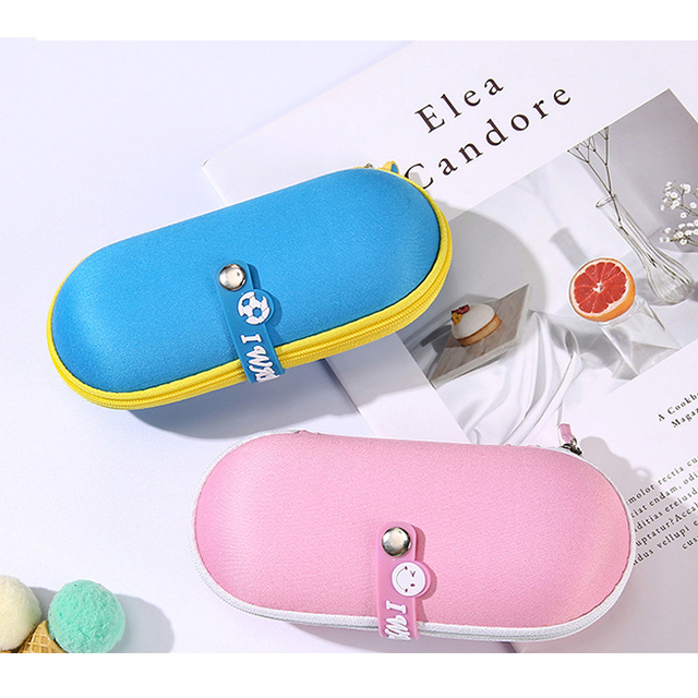 In Stock Wholesales Eco Friendly Material Kids Sunray Attractive Cartoon Children Packaging EVA Glasses Case