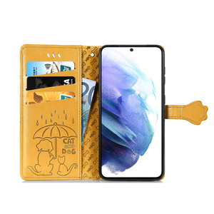 Étui de téléphone en cuir PU pour chat et chien mignon pour Samsung <span class=keywords><strong>Galaxy</strong></span> S24 Ultra S23 <span class=keywords><strong>Plus</strong></span> S22 S21 FE S20 S10 Lite S10e S8 <span class=keywords><strong>S9</strong></span> <span class=keywords><strong>Plus</strong></span> Note 10 Note 20 - Product Image 4