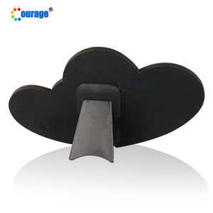 MD-055 en bois de cadre de photo de photo de cristal blanc de sublimation de double de conception de <span class=keywords><strong>mode</strong></span> pour la sublimation - Product Image 3