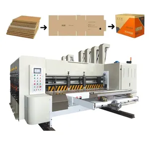 IPACKBEST DISCOUNT corrugated carton box Lead edge feeder 4 color flexoo printing slotting rotary die cutting machine