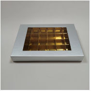 Vente en gros Boîte de chocolat de luxe Boîte d'emballage cadeau élégante avec séparateurs Boîte de gâteau sucré de mariage personnalisable