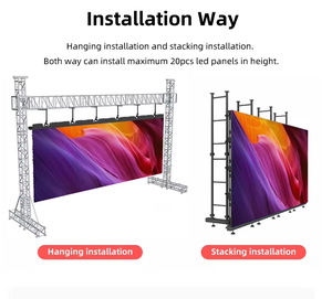 จอแสดงผล LED ให้เช่าสำหรับงานแสดงสินค้าในห้างสรรพสินค้า P2.6/P2.9/P3.91 ขนาด 500x500 มม. 500x100 มม. ระดับการกันน้ำ IP65 ความละเอียด 1080P - Product Image 5