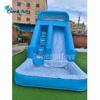 Kleine Aufblasbare Wasserspielrutsche Hüpfburg für Kinder