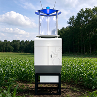 YONGAGRI Dispositif de surveillance des insectes IoT robuste en acier inoxydable, alimenté par énergie solaire, sans intervention manuelle, pour la prévision des ravageurs agricoles et forestiers