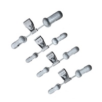 Amortisseur de vibrations asymétrique galvanisé de type 4D Stockbridge avec tiges de préhension préformées Raccords de ligne de transmission