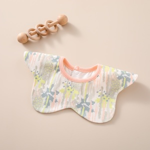 Bavaglino Impermeabile per Neonati con Design a Petali, 2 Strati, <span class=keywords><strong>Tasca</strong></span> Anti-Sputo, Rotazione a 360 Gradi, 100% Cotone, Motivo Cartone Animato, Unisex - Product Image 3