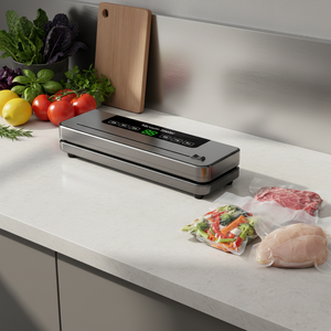 جهاز تفريغ الهواء أوتوماتيكي صغير بقوة 120 واط مع هيكل من البلاستيك ABS، آلة تغليف الطعام المدمجة للاستخدام المنزلي والمطبخ والحفاظ على الطعام طازجًا - Product Image 6