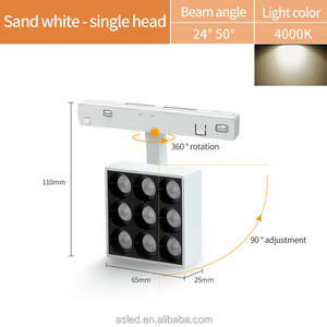 <span class=keywords><strong>Rail</strong></span> de voie magnétique en phase triac 0-10V <span class=keywords><strong>Dimmable</strong></span> et réglable marche/arrêt Smart Control <span class=keywords><strong>Spot</strong></span> de piste magnétique - Product Image 6