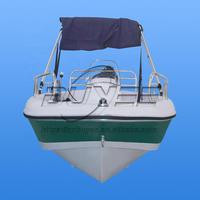 Équipement de jeux aquatiques, yacht sportif de 12 pieds, bateau de pêche, bateau de plaisance maritime, bateau à cabine rapide en fibre de verre 360 pour 4 personnes
