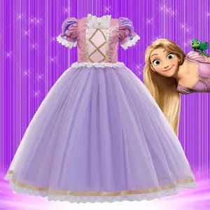 Robe de princesse de noël pour filles, Costume d'halloween, vêtements de fête d'anniversaire pour enfants, Robe fantaisie pour filles