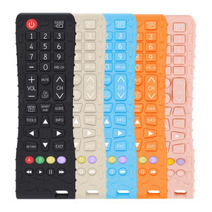 Jouet en silicone souple <span class=keywords><strong>de</strong></span> qualité alimentaire coloré, télécommande <span class=keywords><strong>de</strong></span> télévision, hochet pour bébé, enfants <span class=keywords><strong>de</strong></span> 0 à 24 mois et <span class=keywords><strong>de</strong></span> 2 à 4 ans, unisexe - Product Image 1