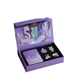 Caja de regalo con adhesivo de bronce para refrigerador, caja de embalaje de mercancía personalizada, caja de regalo personalizada con diseño temático, estilo nacional personalizado - Product Image 1