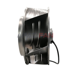 พัดลมแบบแรงเหวี่ยง AC รุ่น R4E355-AL02-06 ขนาด 355 มม. 230VAC 1470 รอบต่อนาที 3100 CFM 600 วัตต์ ใบพัดโค้งหลัง สำหรับชุดจัดการอากาศอุตสาหกรรม - Product Image 4