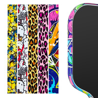 Bande de protection personnalisée pour raquette de pickleball sans bordure, en TPU léger de haute qualité, disponible en plusieurs couleurs, protection durable, personnalisable
