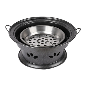 Pinnovo-Parrilla de barbacoa de carbón para exteriores, parrilla de mesa portátil para interior comercial, horno de barbacoa, estufa coreana para mesa - Product Image 1