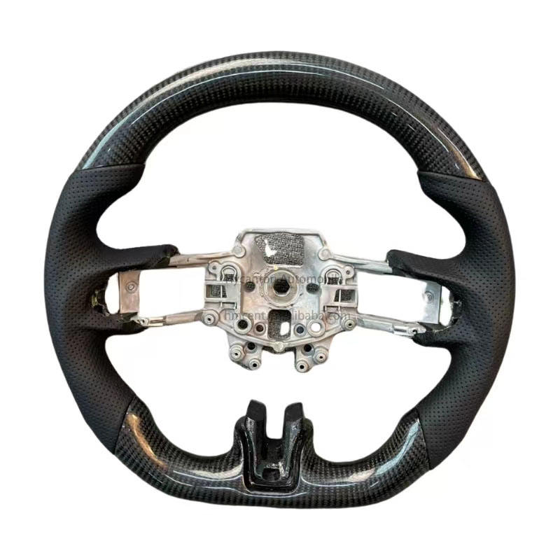 carbon fiber+perforated leather