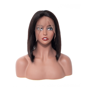 HD de encaje cutícula alineada virgen brasileño <span class=keywords><strong>corto</strong></span> Frontal de <span class=keywords><strong>pelo</strong></span> de Peluca de encaje - Product Image 2