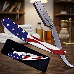 Professional Cut Throat Style Razor Replaceable Blade Barbers Heavy Duty Stainless Steel Barber Shaving for <b>Men</b> - Product Image 2