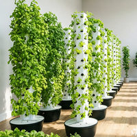 Système de jardin vertical hydroponique écologique à 5 étages pour usage domestique et commercial