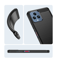 Étui en TPU à texture carbone de luxe avec décoration intégrée pour OnePlus 7T Pro/OnePlus 7, coque de téléphone antichoc