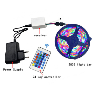 ไฟแอลอีดีแบบเส้น 10 เมตร 5 เมตร 2835 5050 RGB IP20 IP65 60 หลอดต่อเมตร แถบไฟแบบยืดหยุ่น ชุดไฟแอลอีดีแบบเส้น RGB - Product Image 6