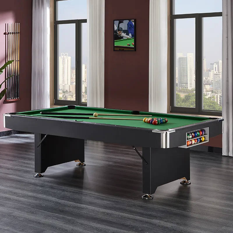 Vente directe en usine de pieds pliants 7FT Billard américain Table de billard Table de billard pliable à vendre