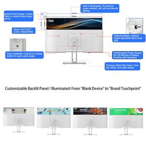 Ordinateur Gamer Tout-en-Un <span class=keywords><strong>AOC</strong></span> <span class=keywords><strong>24</strong></span> pouces, CPU I5 12450H, 16 Go, 512 Go SSD, PC Monoblock Tout-en-Un, Ordinateur de Bureau avec Batterie UPS - Product Image 2