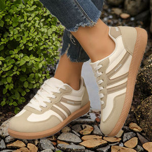 Zapatos Planos con Cordones para Mujer, Talla Grande, Estilo Retro Europeo Americano, Color Nuevo, Tendencia de Moda Otoñal, EVA - Product Image 2