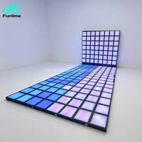 Plancher LED interactif pour jeux de lumière, type 'Dance Grid' et 'Lava', avec fonction laser, 30x30 cm, écran de jeu LED pour sol, pour jeux actifs
