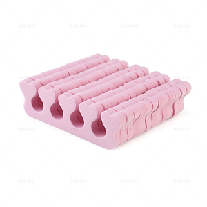 SHI SHENG Pink Soft Sponge Finger Toe Separator para Nail Art Practice Manicure Pedicure Divisor Holder Gel UV Polish Tools Foam - Product Image 3