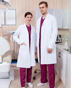 Camice bianco da laboratorio da donna sottile da donna a maniche lunghe estivo a maniche corte camice da laboratorio abbigliamento da lavoro per insegnante e infermiera - Product Image 6