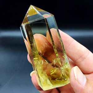Điểm Tháp Thạch Anh Citrine Chất Lượng Cao Điểm Đũa Phép Chữa Bệnh Bằng Pha Lê Thạch Anh Để Trang Trí - Product Image 2