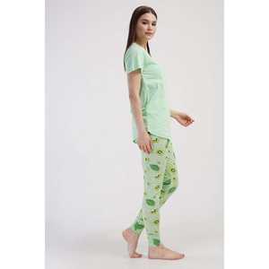 ชุดนอนผู้หญิงผ้าไลโอเซลล์ คอโอ แขนสั้น กระโปรงยาว พร้อมกางเกงรัดรูปปลายรูปไข่ ชุดนอนแสนสบาย - Product Image 2