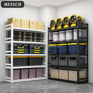 מתכת מתכווננת מדף ללא חובה בינוני אחסון מחסן מדפי מתכת עבור תצוגה - Product Image 2