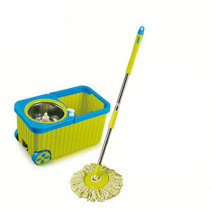 Serpillière à spray magique rotative 360, appareil de nettoyage détachable, pour sol, avec seau - Product Image 4