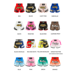 Shorts de combat <span class=keywords><strong>Muay</strong></span> <span class=keywords><strong>Thai</strong></span> MMA pour hommes en gros - Shorts d'entraînement d'arts martiaux et de Taekwondo - Product Image 3