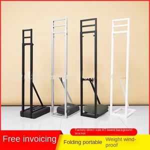 Celebrazione di vendita calda festa di matrimonio arco Prop altezza regolabile portatile pieghevole KT Poster Stand - Product Image 6