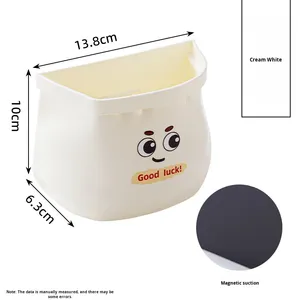 Wholesale New Plastic Magnetic Storage Box <b>Kitchen</b> No-Drill Refrigerator Side Wall-Mounted Multi-Functional Rack - Product Image 6