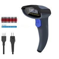 Lector de código de barras CCD con cable W3 con interfaz USB, escáner QR 2D inalámbrico BT, Lee PDF417, productos de matriz de datos en stock