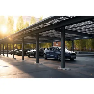 2024 New Panel Carport Bracket Solar Powered Carport System Mounting Brackets Solar Small Carports